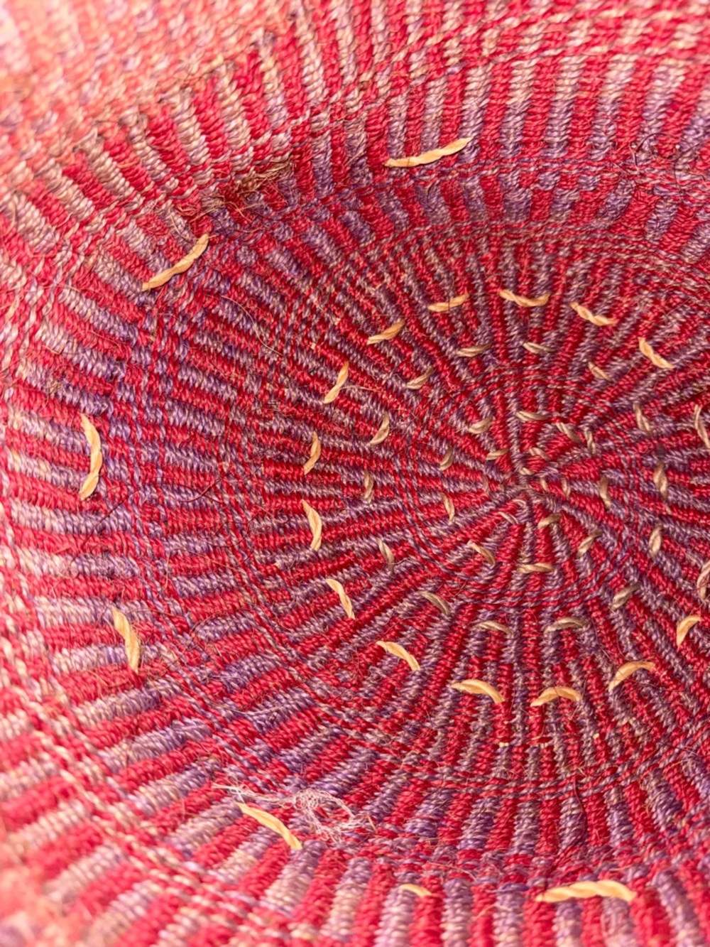 Woven Sisal Market Tote Bag Boho Kenyan Kiondo Basket Purse Eclectric Coastal - Picture 11 of 16